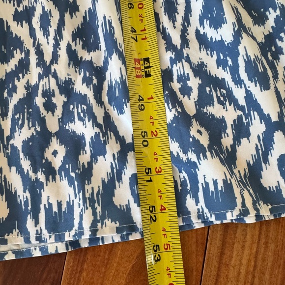 Blue and White Maxi Dress - Picture 5 of 9